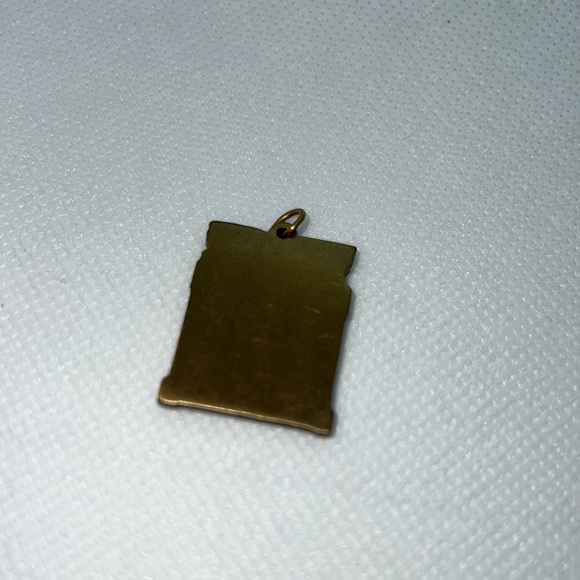 22 CALIBER PENDANT ANTIQUE BRASE TONE VINTAGE - Picture 8 of 10